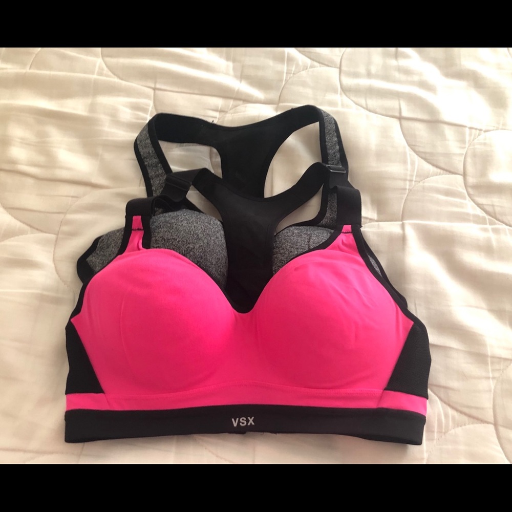 2 Victoria’s Secret sport VSX Sport bras sz 34B